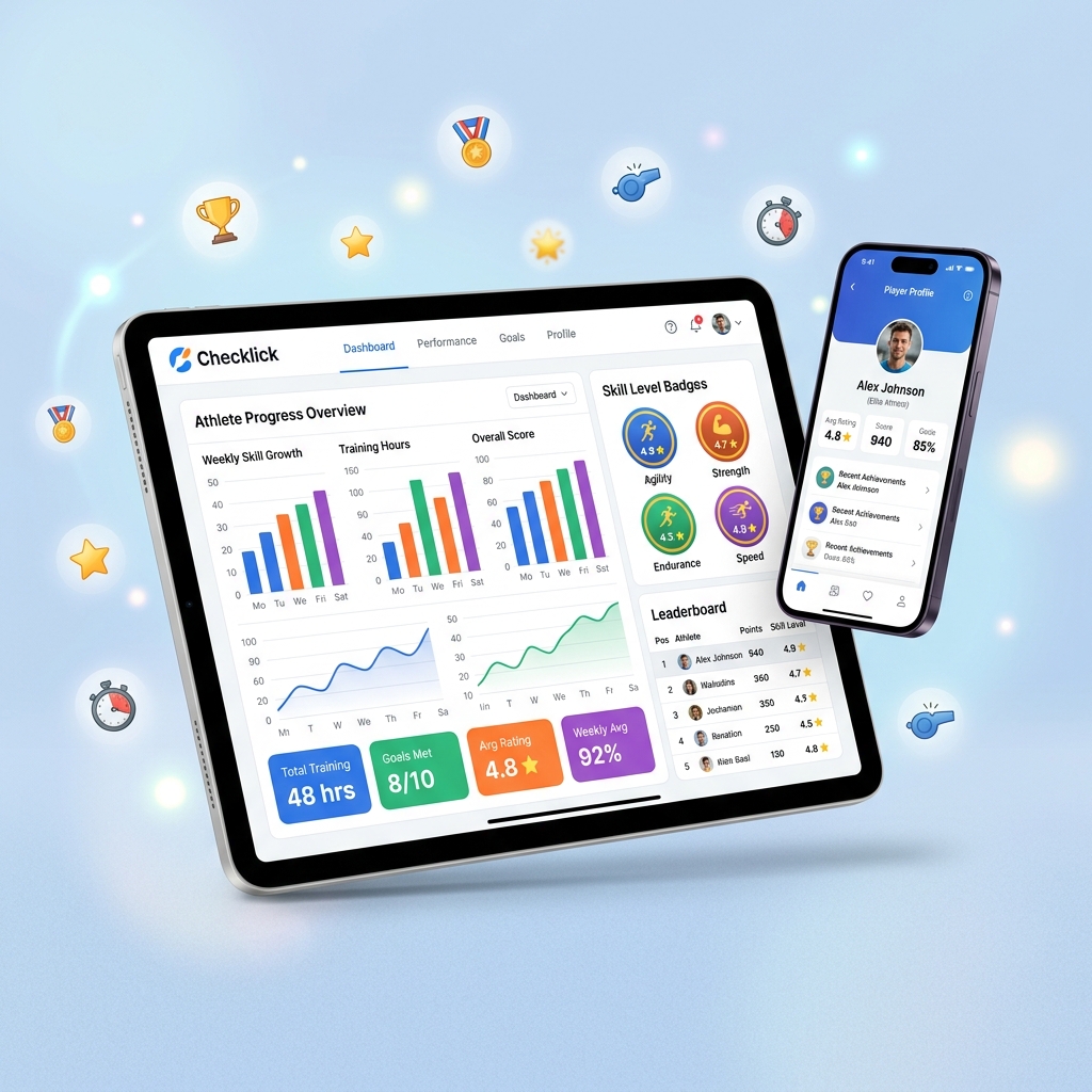 Checklick - Athlete performance tracking app